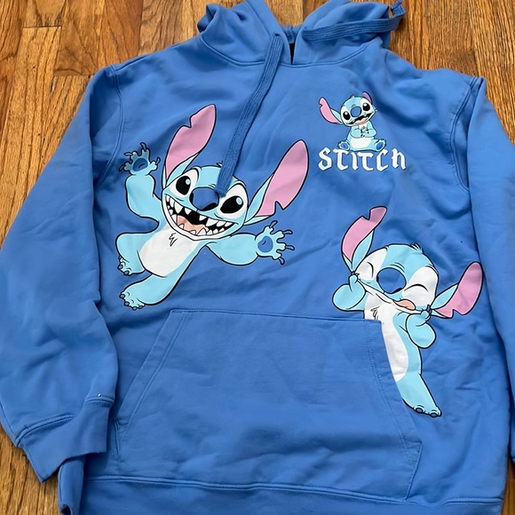 Disney Other - NEW NO TAGS GIRLS DISNEY STITCH OVERSIZED SZ L (11-14) hoodie